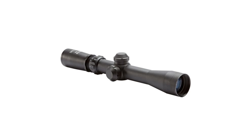 Hi-Lux Optics Long Eye Relief  Rifle Scope, 2-7 x, 32 mm, 1 in, Second Focal Plane (SFP), Post with Center Dot, Matte, Black, LER27X32BDC