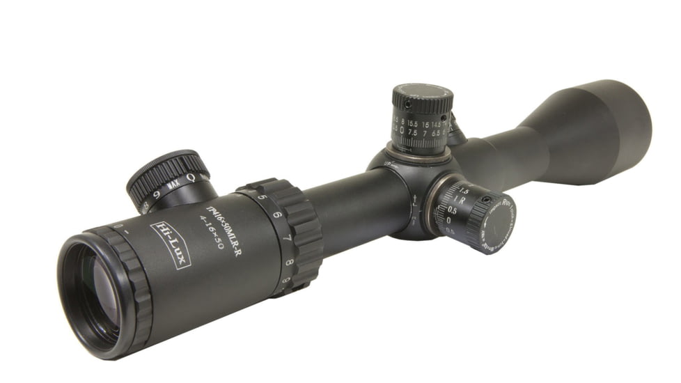 Hi-Lux Optics 4-16x50mm ATR Top-Angle Pro 30mm Series Rifle Scope w/MLR Red Illuminated Reticle, TP416x50MLR-R