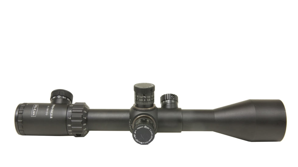 Hi-Lux Optics 4-16x50mm ATR Top-Angle Pro 30mm Series Rifle Scope w/MLR Red Illuminated Reticle, TP416x50MLR-R