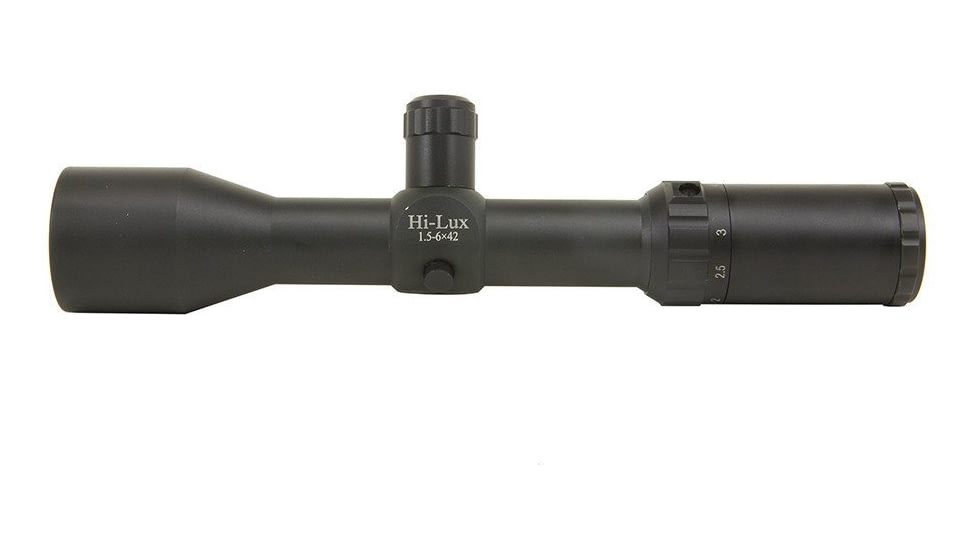 Hi-Lux Optics All Terrain ATR Professional 1.5-6x42mm Duplex Reticle 30mm Tube Rifle Scope, PR156X42