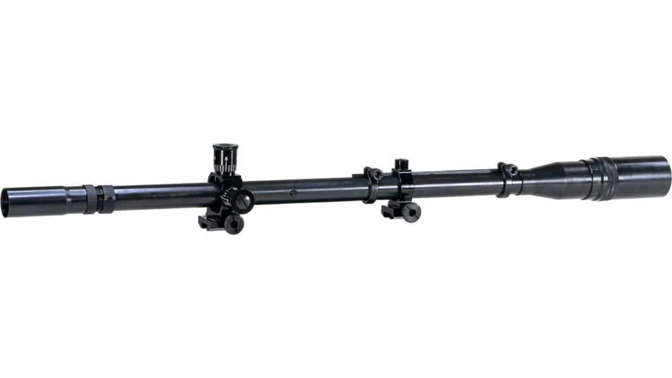 Hi-Lux Optics Malcolm Gen II Vintage Sniper Competition Rifle Scope, 8x31mm, 3/4in Tube, Fine Cross, Black, M8VSC