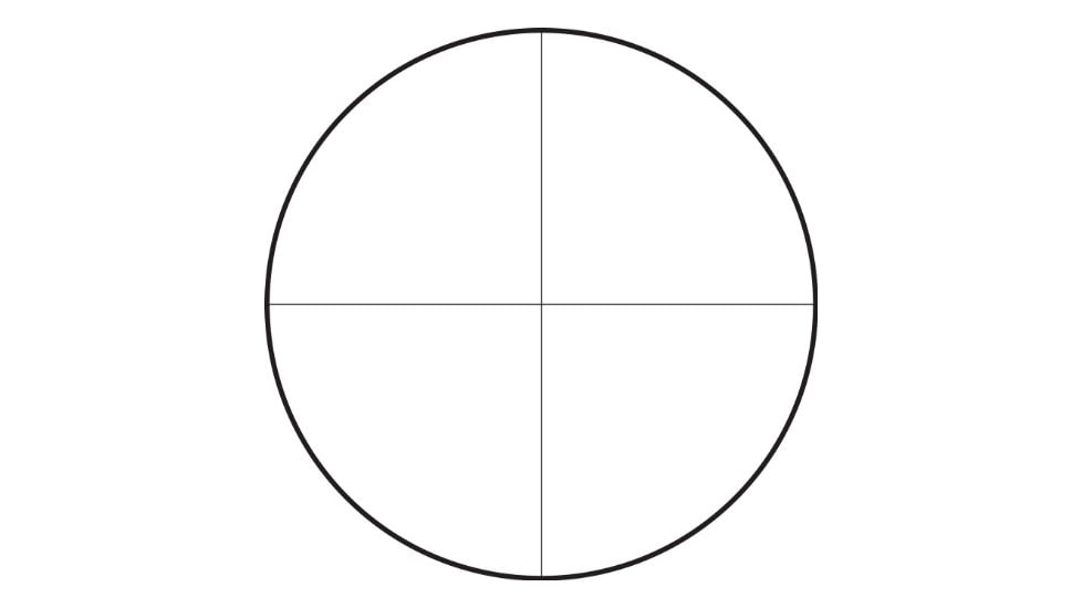 Hi-Lux Optics Malcolm Gen II Vintage Sniper Competition Rifle Scope, 8x31mm, 3/4in Tube, Fine Cross, Black, M8VSC