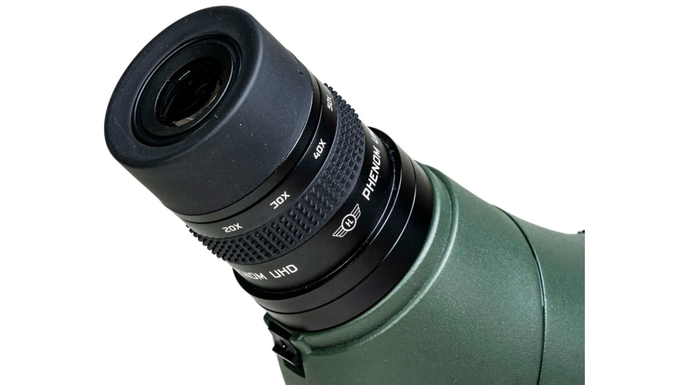 Hi-Lux Optics Phenom UHD 20-60x85mm Porro Prism Spotting Scope, Green, PM2060X85UHD