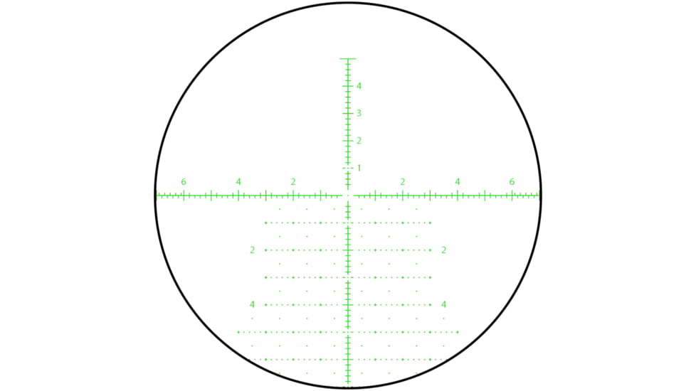 Hi-Lux Optics PR5 5-25X56mm Rifle Scope, 34mm Tube, First Focal Plane, TRACR Reticle, Green Illumination, Matte Black, Small, PR525X56