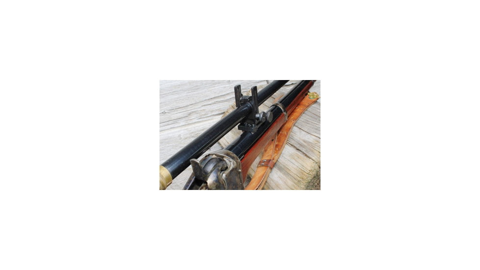 Hi-Lux Optics Round Barrel Off-Setin Mounting Kit, 0.875in Barrel OD, Matte Black, RBOSMT875
