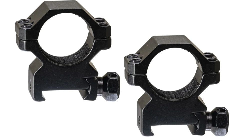 Hi-Lux Optics Sporter 1in Scope Rings Pair, Matte Black, Small, SPR1-100