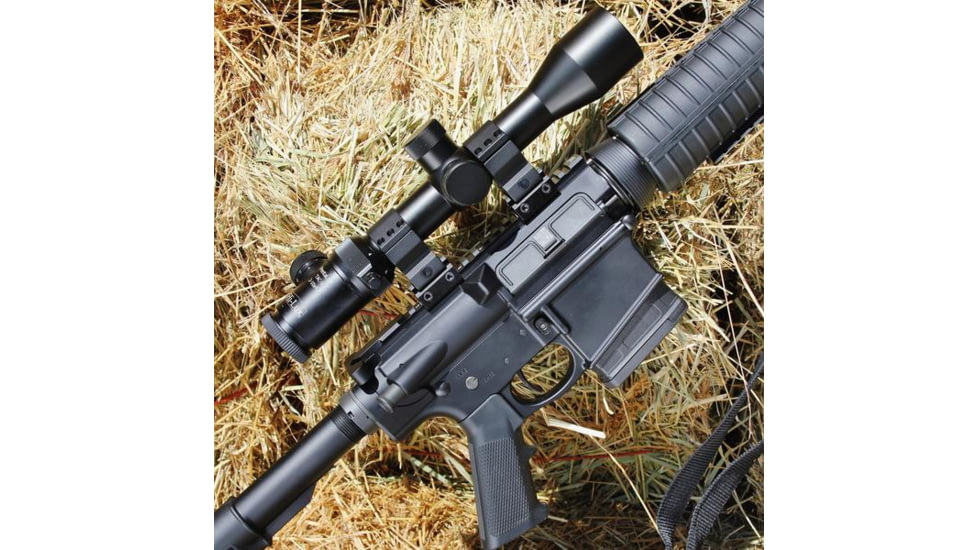 Hi-Lux PentaLux TAC-V SFP 2-10x42 Rifle Scope w/ Green Illuminated Ranging Reticle, 30mm Tube, Matte Black, TAC-V SFP210X42