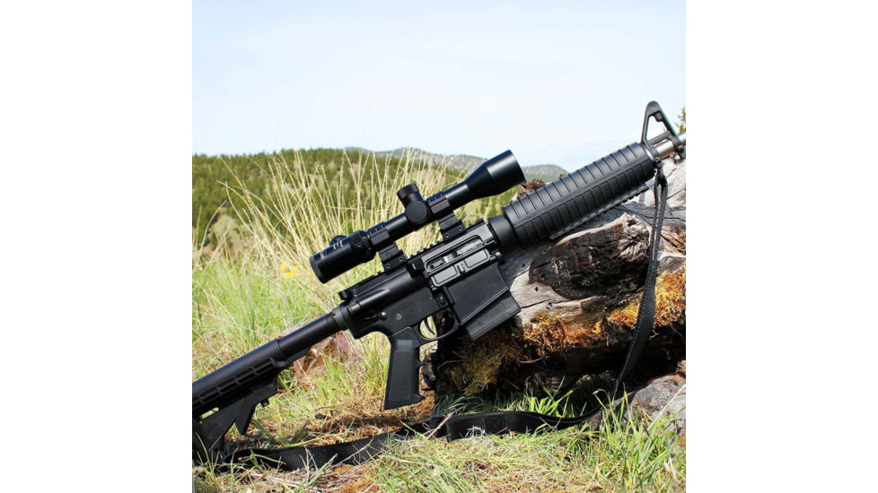 Hi-Lux PentaLux TAC-V SFP 2-10x42 Rifle Scope w/ Green Illuminated Ranging Reticle, 30mm Tube, Matte Black, TAC-V SFP210X42