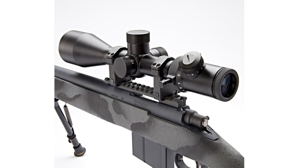 Hi-Lux PentaLux TAC-V SFP 4-20x50 Rifle Scope w/ Green Illuminated Ranging Reticle, 30mm Tube, Matte Black, TAC-V SFP420X50