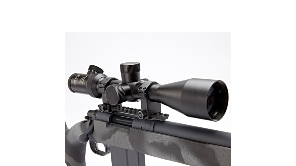 Hi-Lux PentaLux TAC-V SFP 4-20x50 Rifle Scope w/ Green Illuminated Ranging Reticle, 30mm Tube, Matte Black, TAC-V SFP420X50