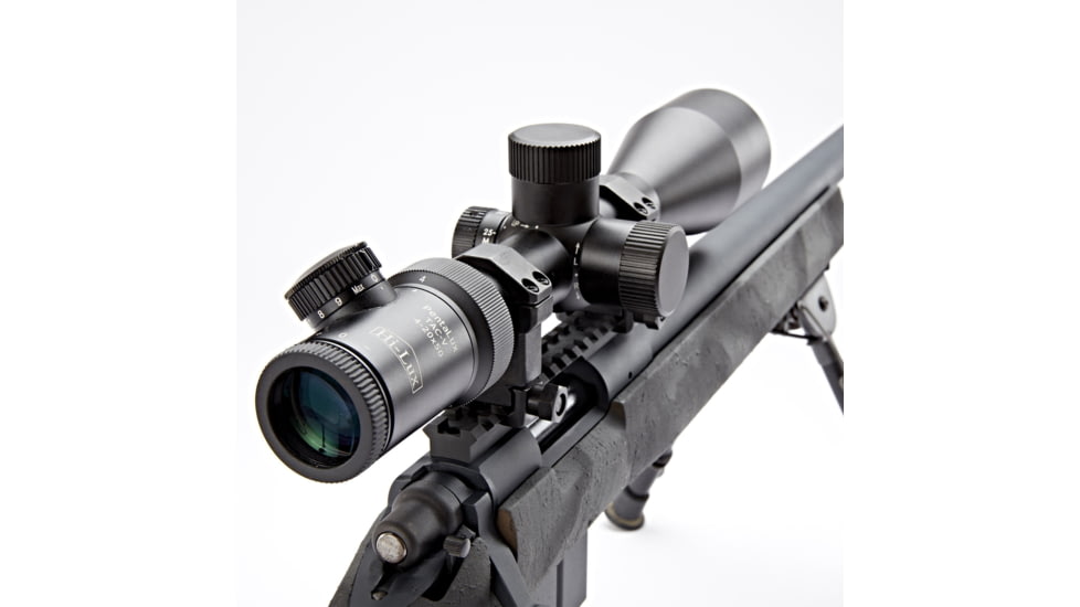 Hi-Lux PentaLux TAC-V SFP 4-20x50 Rifle Scope w/ Green Illuminated Ranging Reticle, 30mm Tube, Matte Black, TAC-V SFP420X50