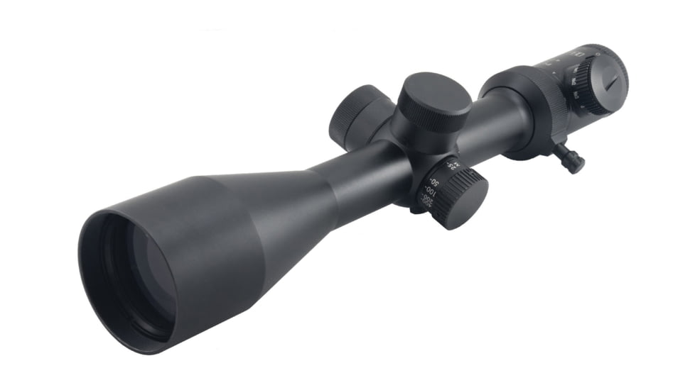 Hi-Lux PentaLux TAC-V SFP 4-20x50 Rifle Scope w/ Red Illuminated Ranging Reticle, 30mm Tube, Matte Black, TAC-V SFP420X50-R