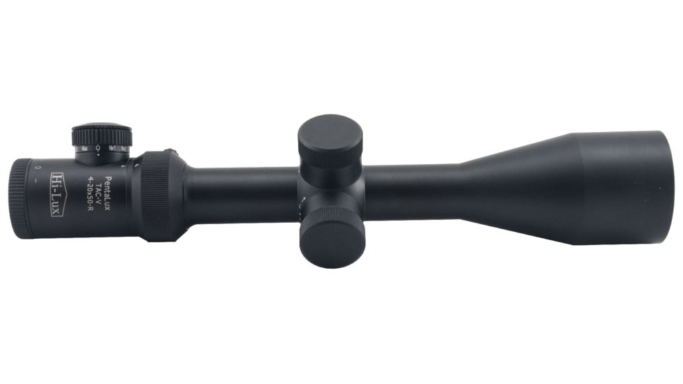 HI-LUX PentaLux TAC-V SFP 4-20x50 Rifle Scope w/ Green Illuminated Ranging Reticle, 30mm Tube, Matte Black TAC-V SFP420X50