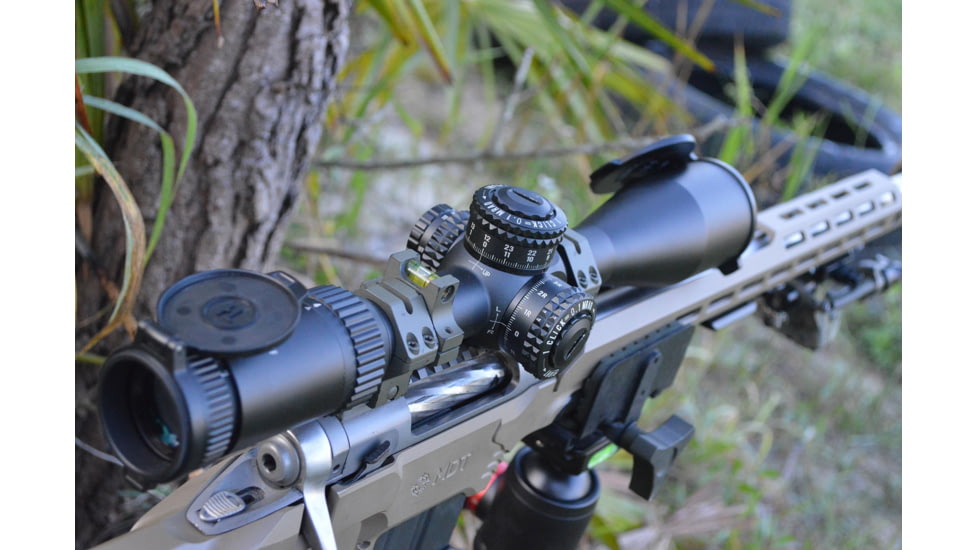 Hi-Lux PentaLux TAC-VF 4-20x50 FFP Rifle Scope, Matte Black w/ Green Illuminated Reticle, Matte Black, Small, TAC-VF420X50