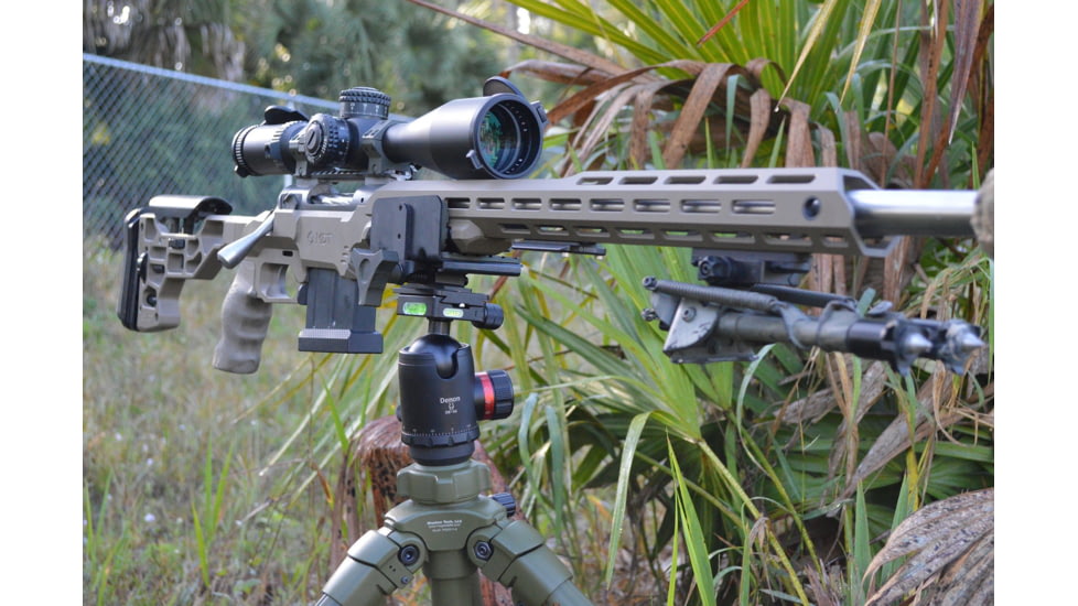 Hi-Lux PentaLux TAC-VF 4-20x50 FFP Rifle Scope, Matte Black w/ Green Illuminated Reticle, Matte Black, Small, TAC-VF420X50