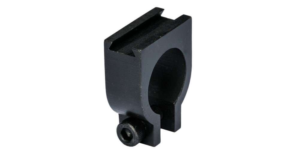 Hi-Lux Round Barrel Off-Set Mount Set, Matte Black, Small, RBOSMT