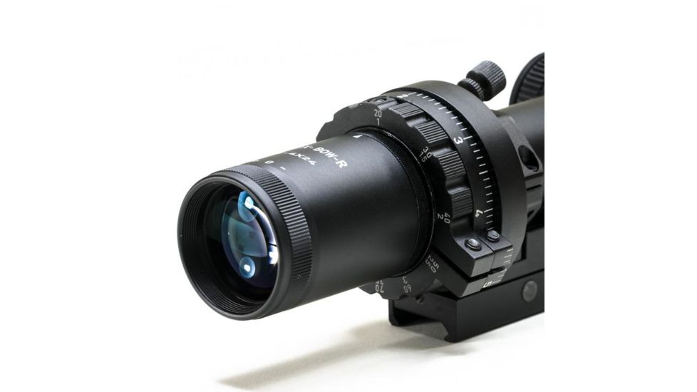 Hi-Lux X-BOW 1-4X24 Crossbow Scope w/ Green Dot Duplex Framing Reticle, Matte Black, Small, ART X-BOW