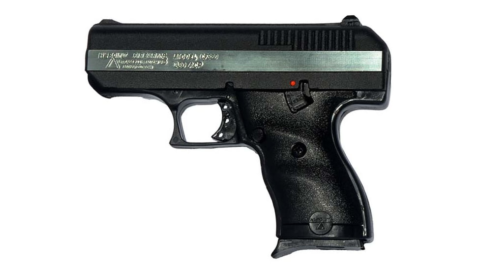 Hi-Point CF-380 Pistol, .380 ACP, 3.5 in barrel, high-impact polymer frame, black plastic grip, blowback operated semi-auto, 3-dot, adjustable rear, 8 round magazine, CF-380-1-FRRMPG
