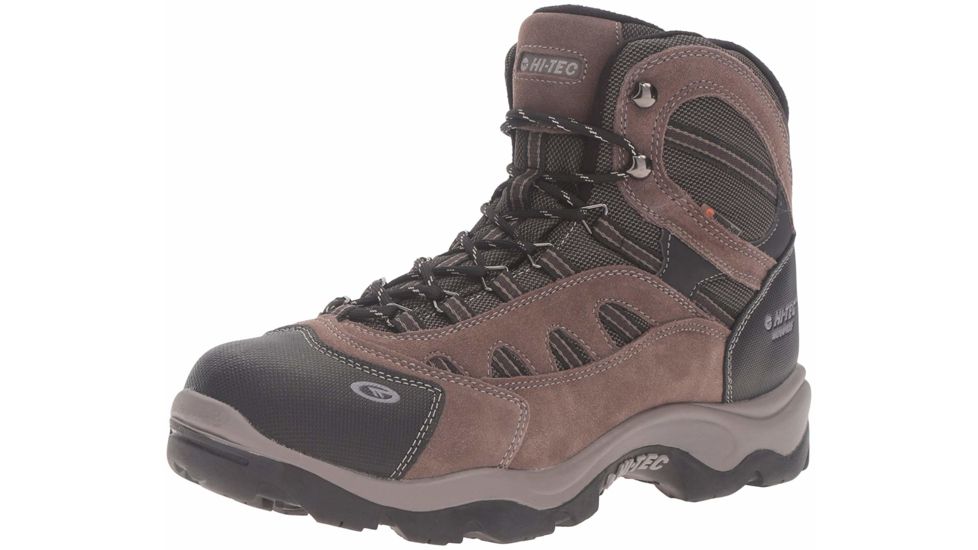 Hi-Tec Bandera Mid 200 WP Hiking Boots - Mens, Dark Taupe/Bungee/Wm.Grey, Medium, 7, 58034-M070
