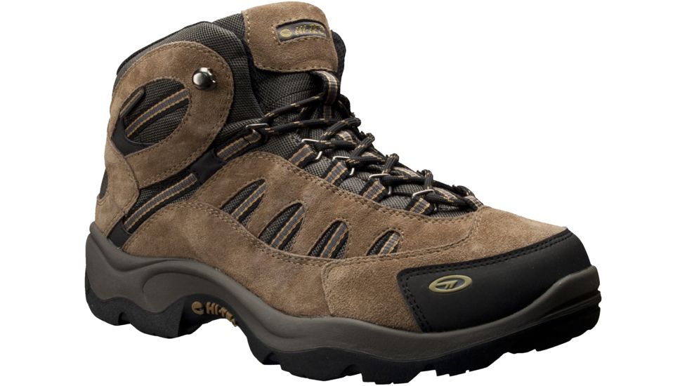 Hi-Tec Bandera Mid Waterproof Wide Hiking Boots, Bone/Brown/Mustard, 11 7035w-11
