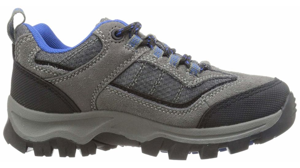 Hi-Tec Hillside Low WP Jr Boots - Kids, Charcoal/Blue/Black, Medium, 7, 31464J-M070