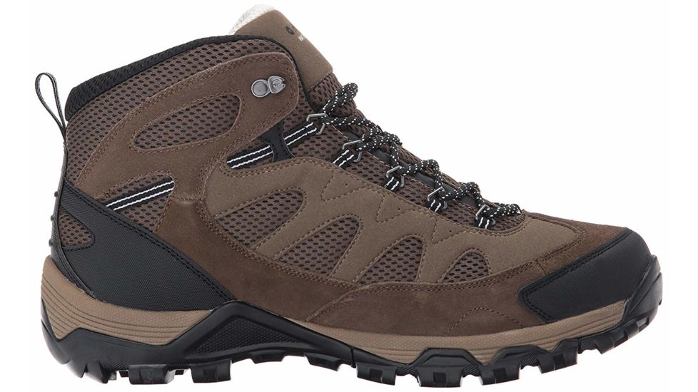 Hi-Tec Riverstone Ultra Mid WP Hiking Boots - Mens, Smokey Brown/Olive/Snow, Medium, 7, 52209-M070