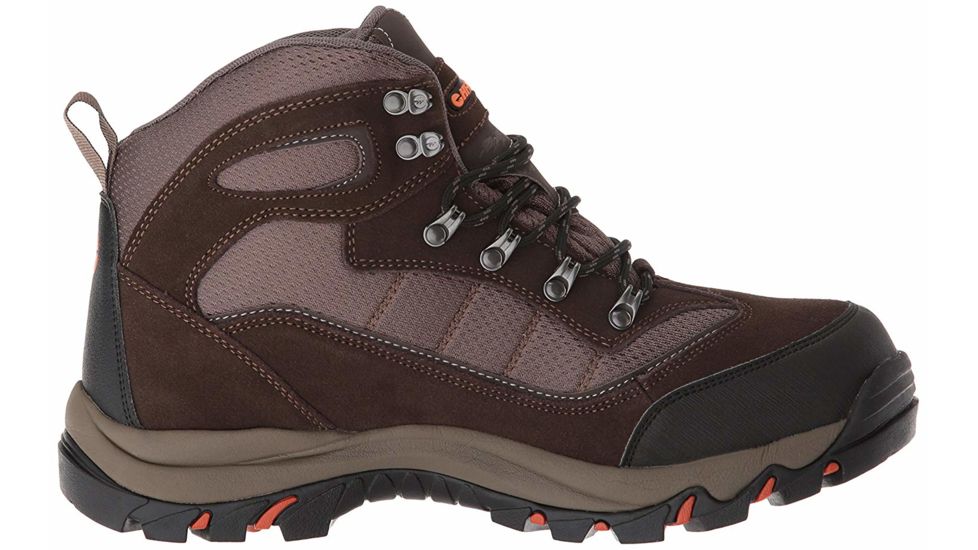 Hi-Tec Skamania Mid WP Hiking Boots - Mens, Choc/Dk.Taupe/Orange, Medium, 8, 52122-M080