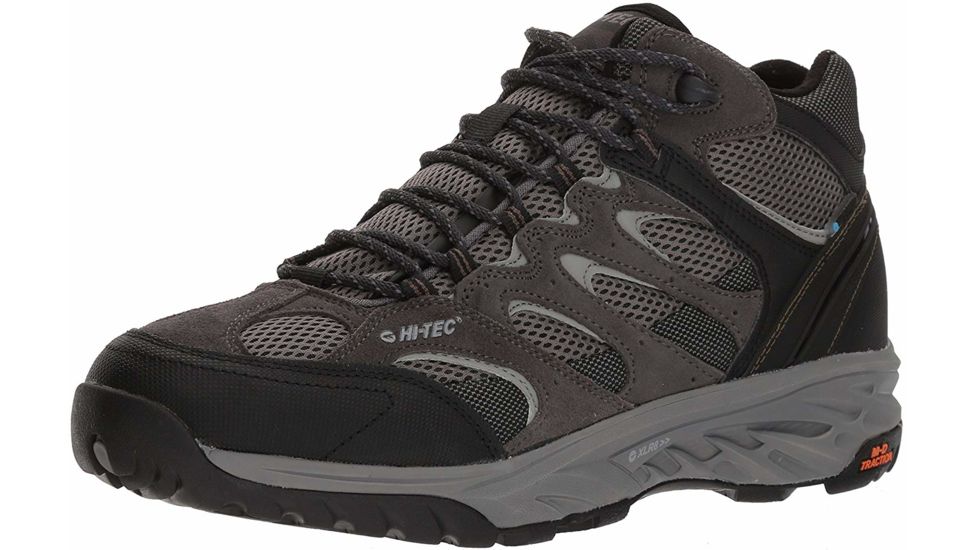 Hi-Tec Wild-Fire Blaze Mid I WP Hiking Boots - Mens, Black/Charcoal/Steel Grey, Medium, 7, 53107-M070