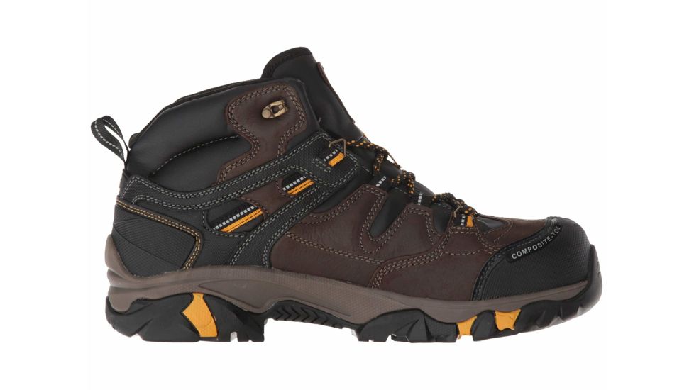 Hi-Tec X-T Forge Elite Mid Wp360 Ct Wide Hiking Boots - Mens, Chocolate/Core Gold, Wide, 8, 57040W-W080