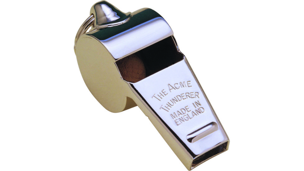 C&amp;D Sound Acme Whistle Nickel Thunderer-Blister Card 58.5NP