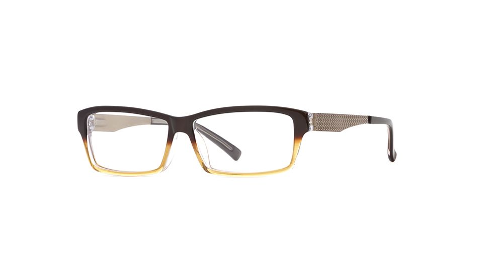 Hickey Freeman HF Saratoga SEHF SARA00 Eyeglass Frames - Brown Fade SEHF SARA005540 BN