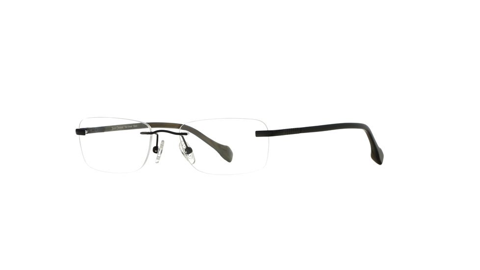Hickey Freeman HF Wall Street SEHF WALL00 Bifocal Prescription Eyeglasses - Black SEHF WALL005345 BK