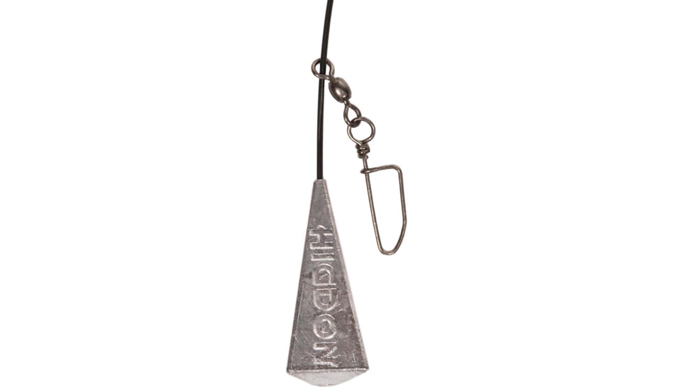 Higdon Outdoors Battleship Nylon Line Rig, Non-Tangle, 18 in Length, 12-Pack, Black, 30321
