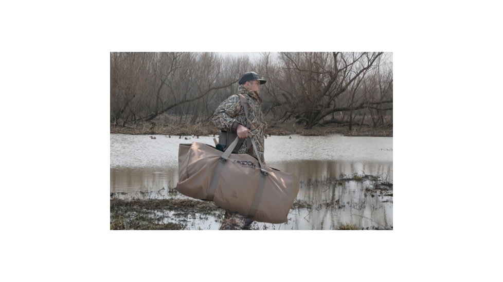 Higdon Outdoors 37124 X-Slot Universal Decoy Bag Tan 600D Polyester