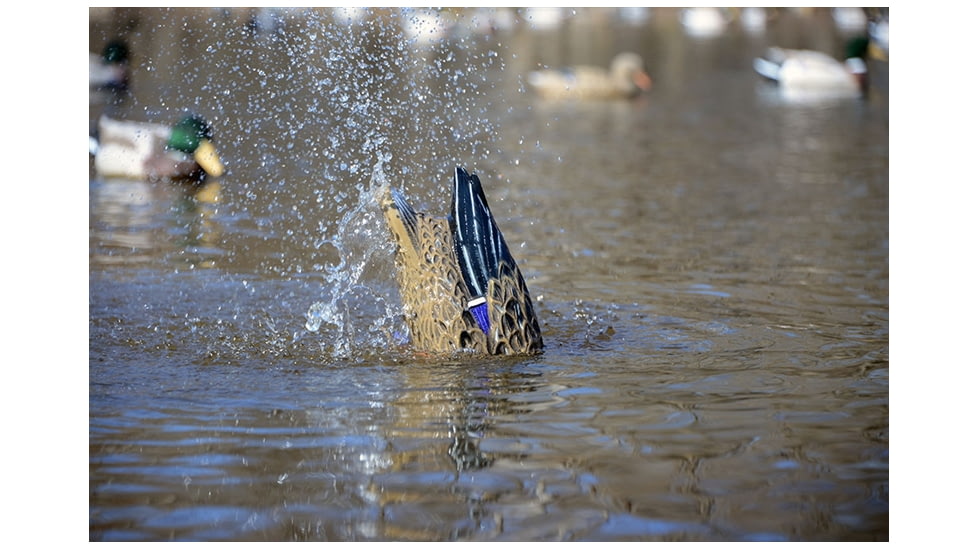 Higdon Outdoors 50044 XS Pulsator Mallard Hen Brown W/Black Accents Rechargeable 1