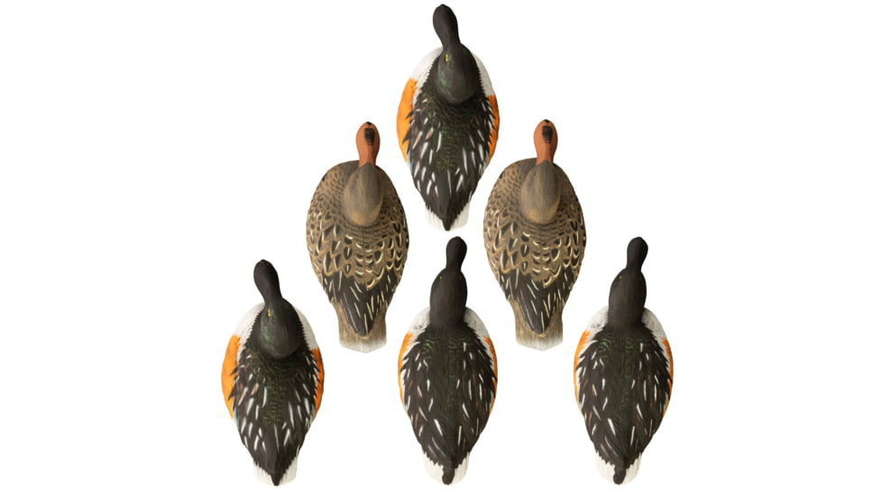Higdon Outdoors Standard Shoveler Pack, Multi Color, Foam Filled, 6 Pack, 19963