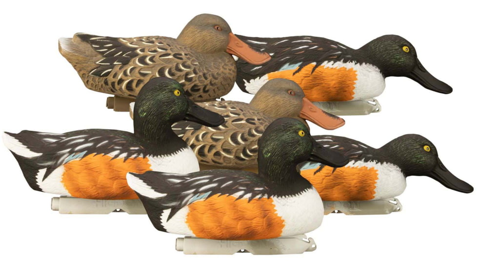 Higdon Outdoors Standard Shoveler Pack, Multi Color, Foam Filled, 6 Pack, 19963