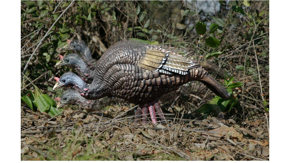Higdon Outdoors XS TruFeeder Motion Hen Decoy, Lit Bat and Remote, 63171
