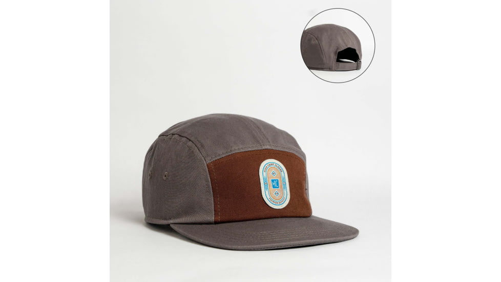High Camp Flasks High Camp Hat, 5-Panel, Brown, One Size, HCFHAT-BR