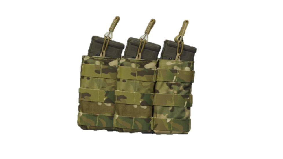 High Ground Gear 5.56 Side-by-Side Mag Pouch, Triple, Multi-Cam, HG-7997-1