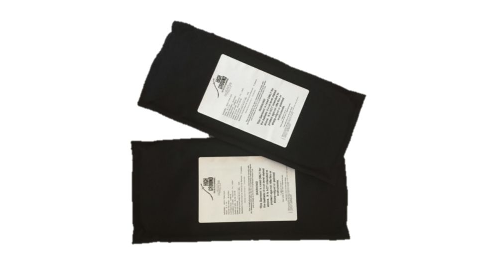 High Ground Gear AFCT3A, 5X12 Cummerbund Inserts, NIJ 0101.06, Set, Black, HG-AFCT3A-525-5X12-CMBD