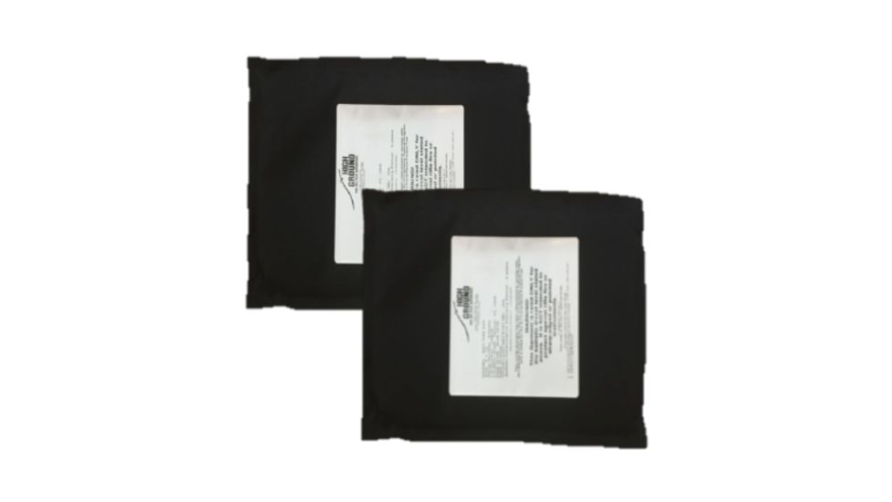 High Ground Gear AFCT3A, 6X8 Side Armor Inserts, NIJ 0101.06, Set, Black, HG-AFCT3A-525-6X8-CMBD