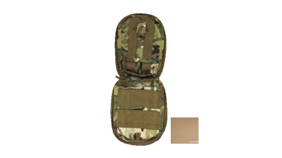 High Ground Gear Basic Medical Pouch, 8H x 6W x 3D, Coyote, HG-7987-4