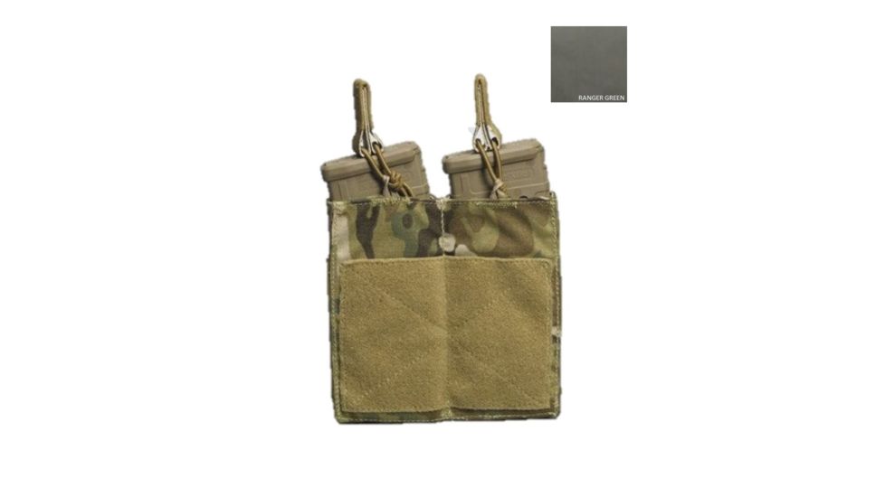 High Ground Gear Double 5.56 Insert, Holds 2, Ranger Green, HG-7006-5