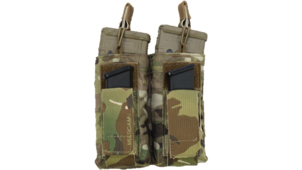 High Ground Gear M4/M16-Pistol Combo Pouch, Double, Multi-Cam, HG-7994-1