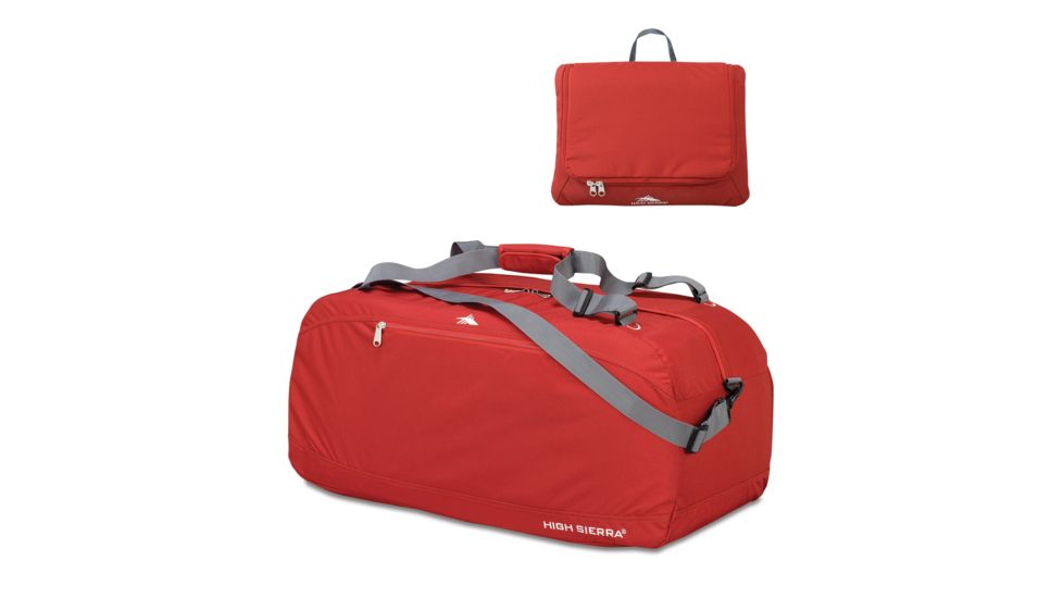 High Sierra 30 In Pack-N-Go Duffel, Carmine Red/Carmine Red/Carmine Red, 30.0inx 15.0inx 14.0in, 53609-3135