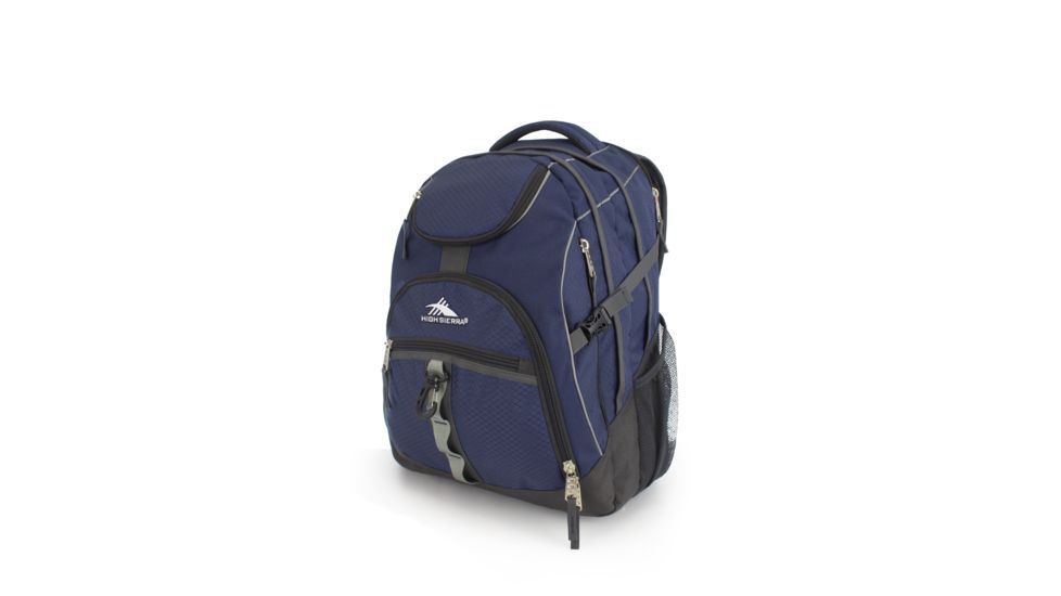 High Sierra Access Laptop Backpack, True Navy/Mercury, 20inx 15inx 9.5in, 53671-4515