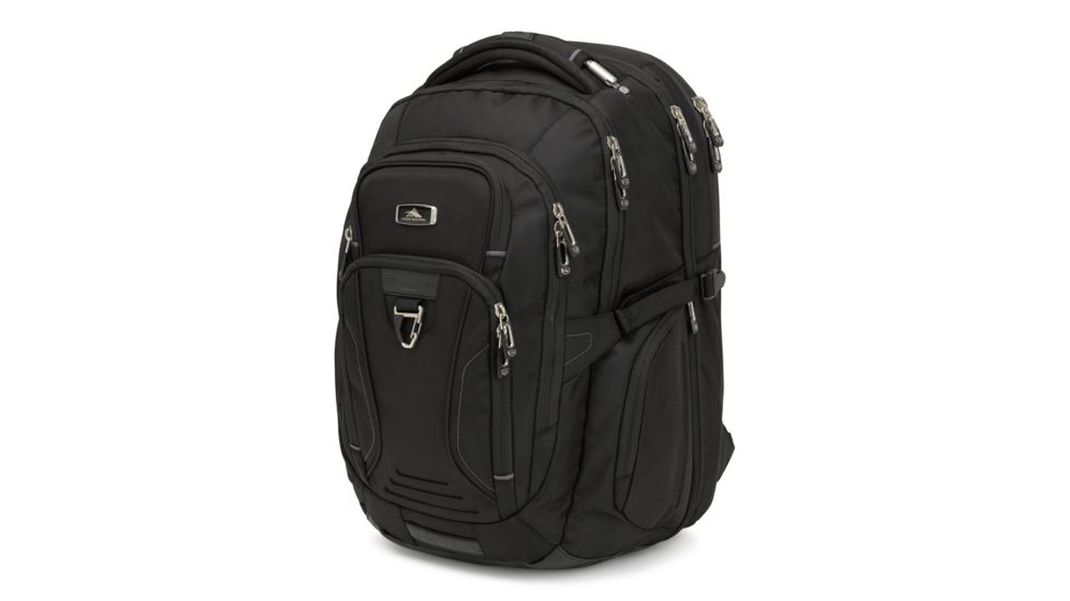 High Sierra Endeavor Business TSA Elite Backpack, Black, 19.5inx 13inx 9.25in, 103958-1041