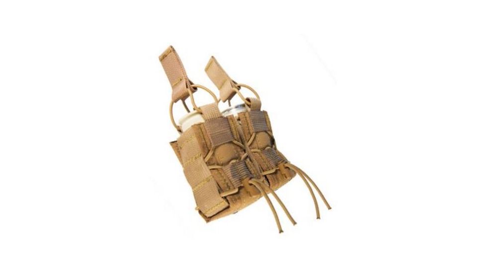 High Speed Gear HSGI 40MM Pouch TACO Double Belt Mount, Coyote Brown 13M402CB