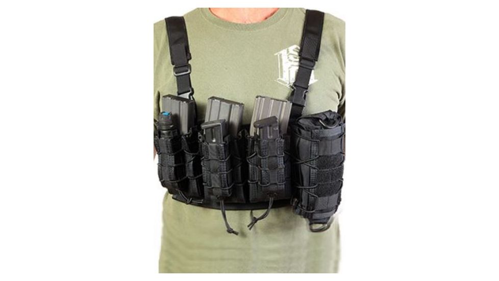High Speed Gear HSGI AO Chest Rig, Black, 40SCR1BK